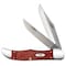 Case Cutlery Knife, Rosewood Jig Folding Hunter W/ Sheath 00189 - alternate 1